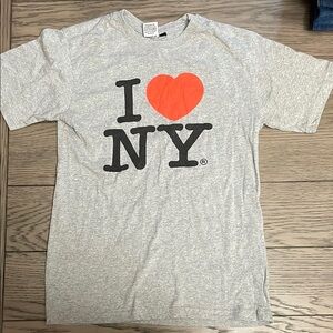 Gray I Love NY T-Shirt